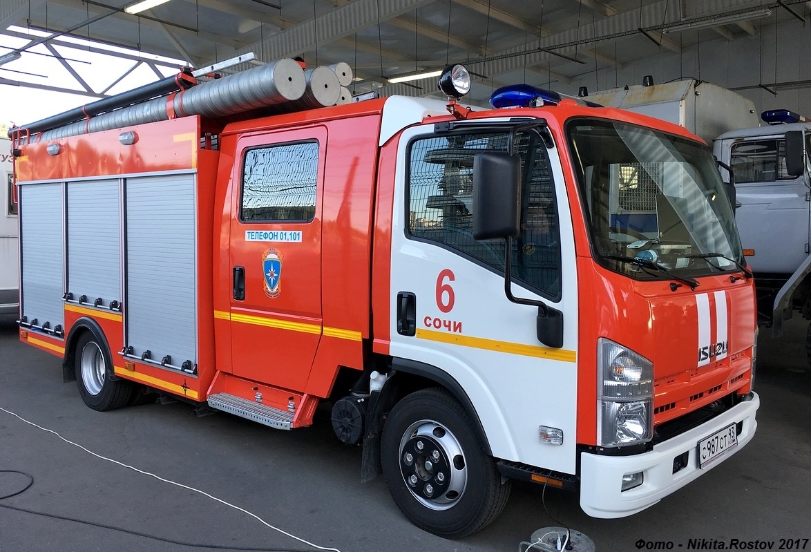 Краснодарский край, № С 987 СТ 93 — Isuzu NРR75 [Z7X]