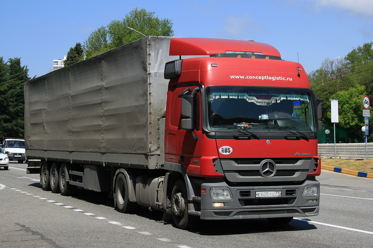 Москва, № Е 605 УХ 77 — Mercedes-Benz Actros ('2009) 1841