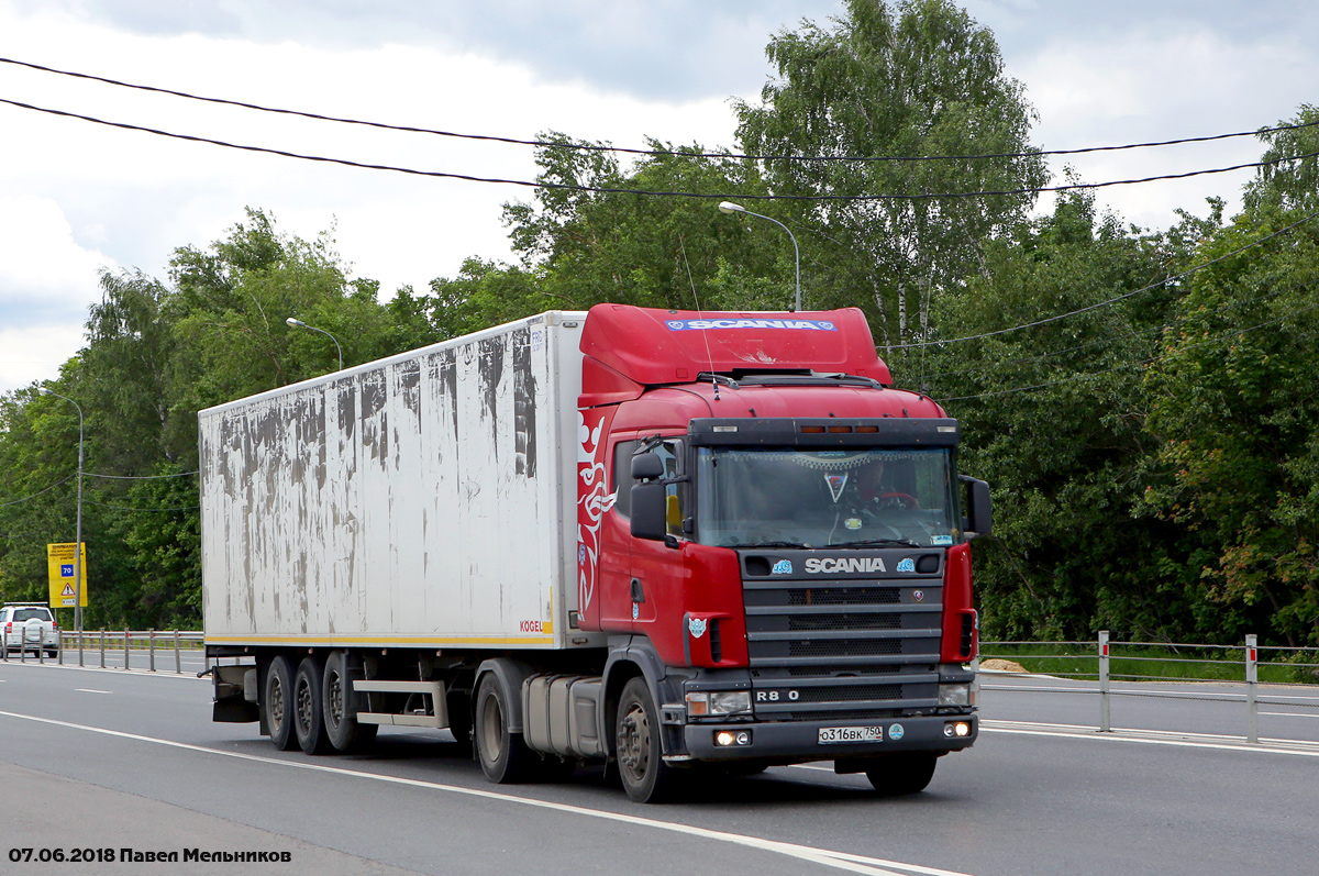 Московская область, № О 316 ВК 750 — Scania ('1996) R114G