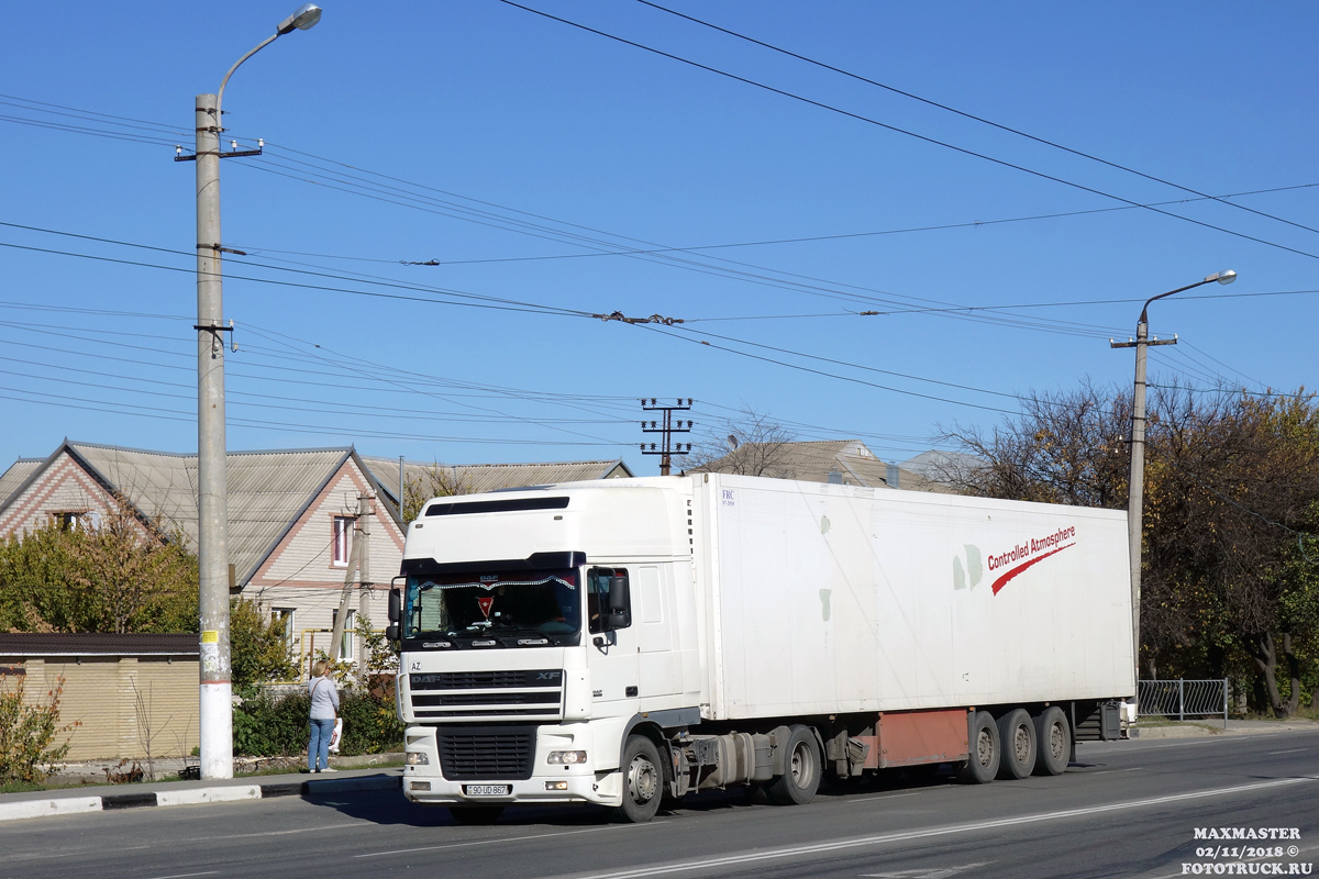 Азербайджан, № 90-UD-867 — DAF XF105 FT