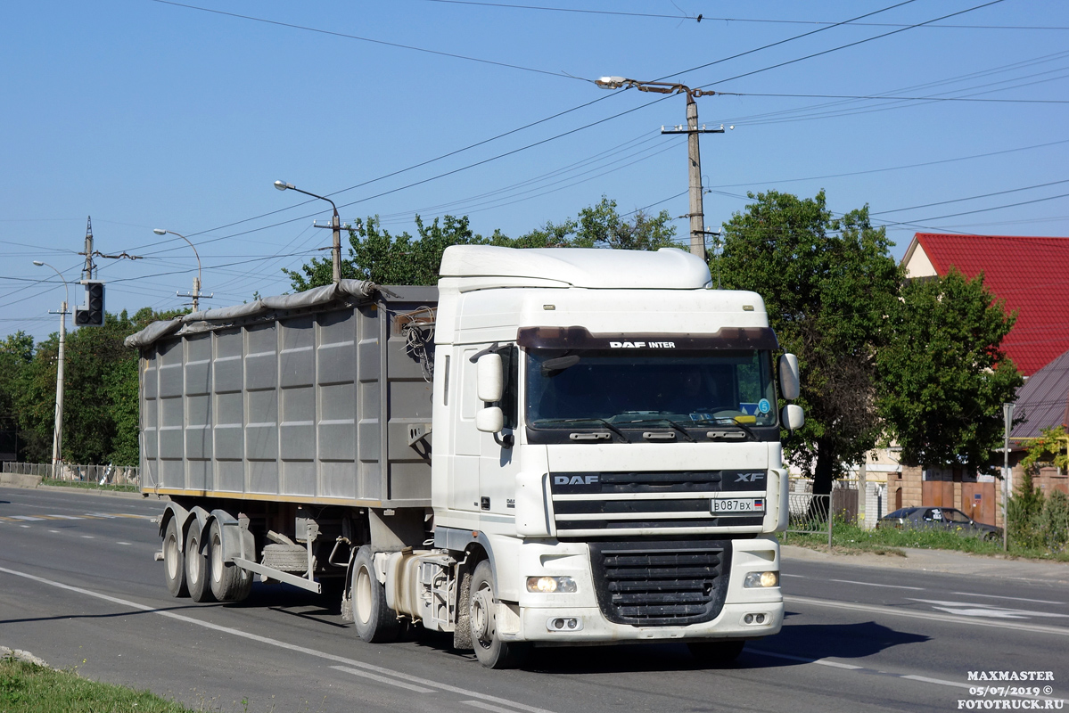 Донецкая область, № В 087 ВХ — DAF XF105 FT