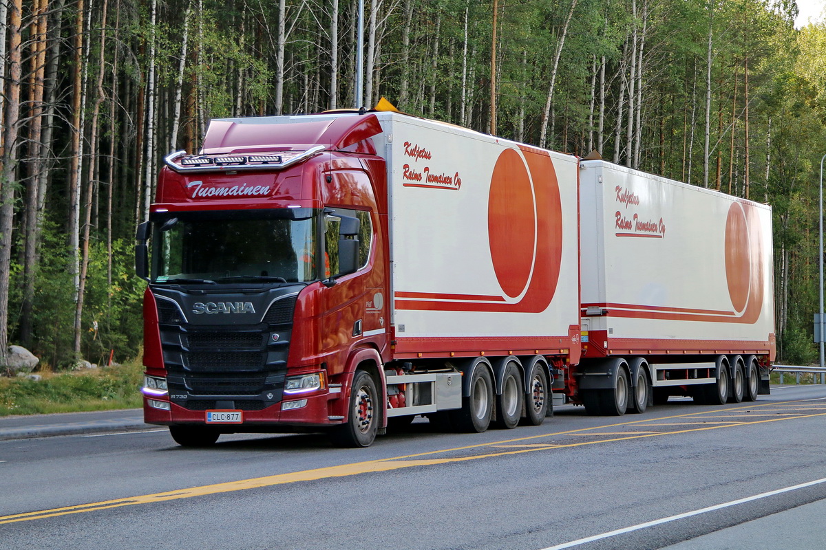 Финляндия, № CLC-877 — Scania ('2016) R730