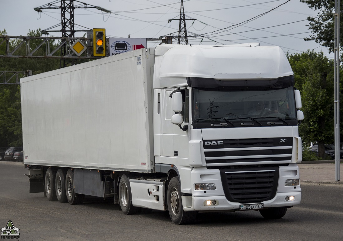 Алматы, № 305 EUB 02 — DAF XF105 FT