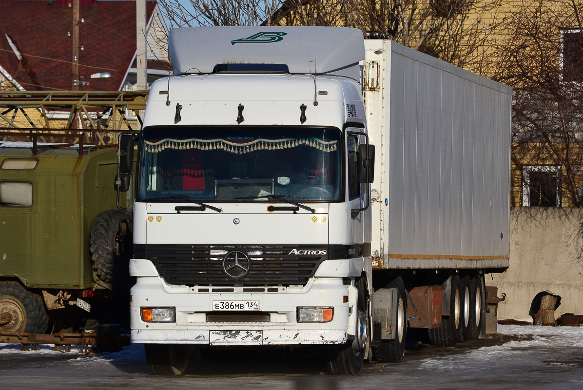 Волгоградская область, № Е 386 МВ 134 — Mercedes-Benz Actros ('1997) 1840