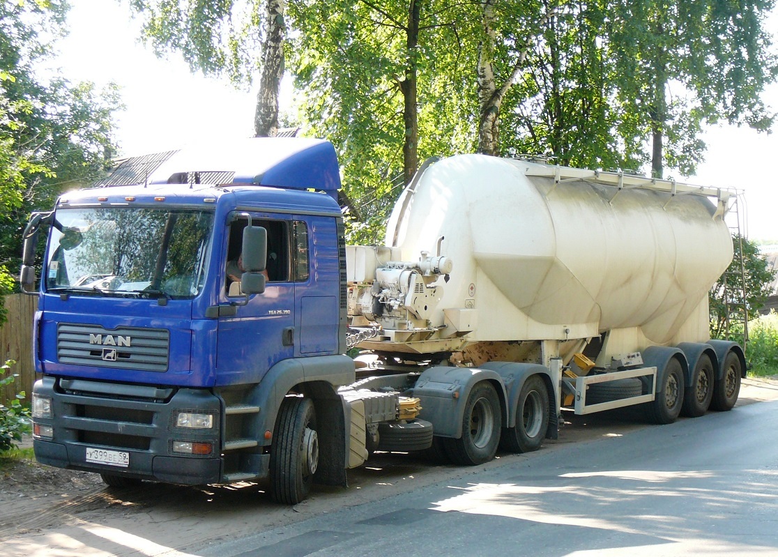 Пермский край, № У 399 ВЕ 59 — MAN TGA 26.390