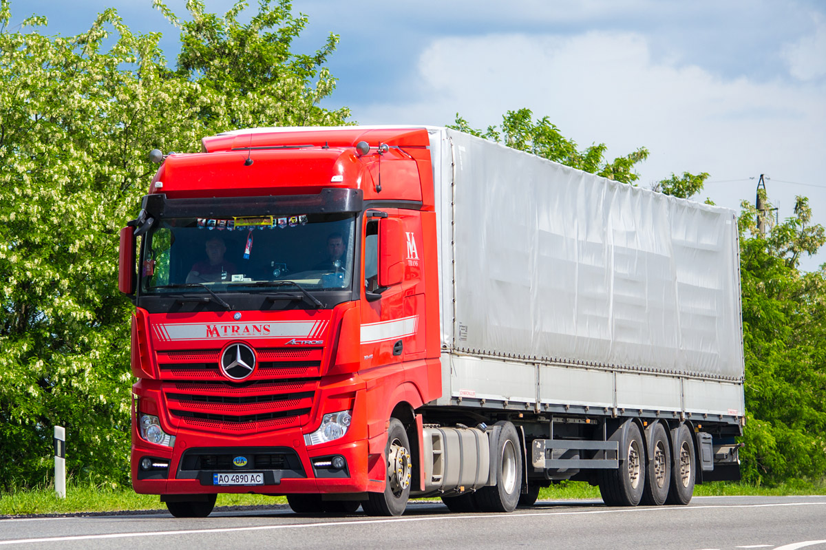 Закарпатская область, № АО 4890 АС — Mercedes-Benz Actros ('2011) 1845