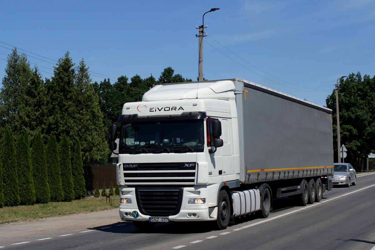 Литва, № GNZ 057 — DAF XF105 FT