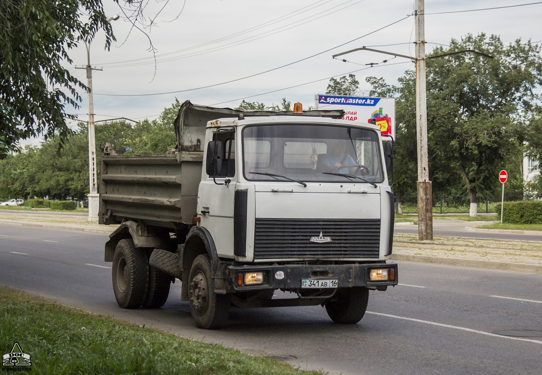 Восточно-Казахстанская область, № 341 AB 16 — МАЗ-555102