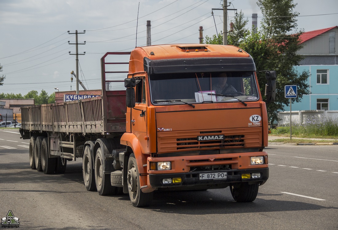 Восточно-Казахстанская область, № F 872 PO — КамАЗ-6460 [646000]