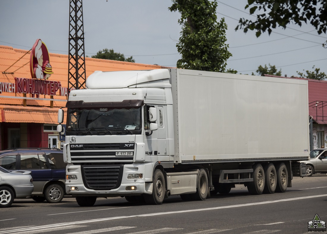 Восточно-Казахстанская область, № F 977 PP — DAF XF105 FT