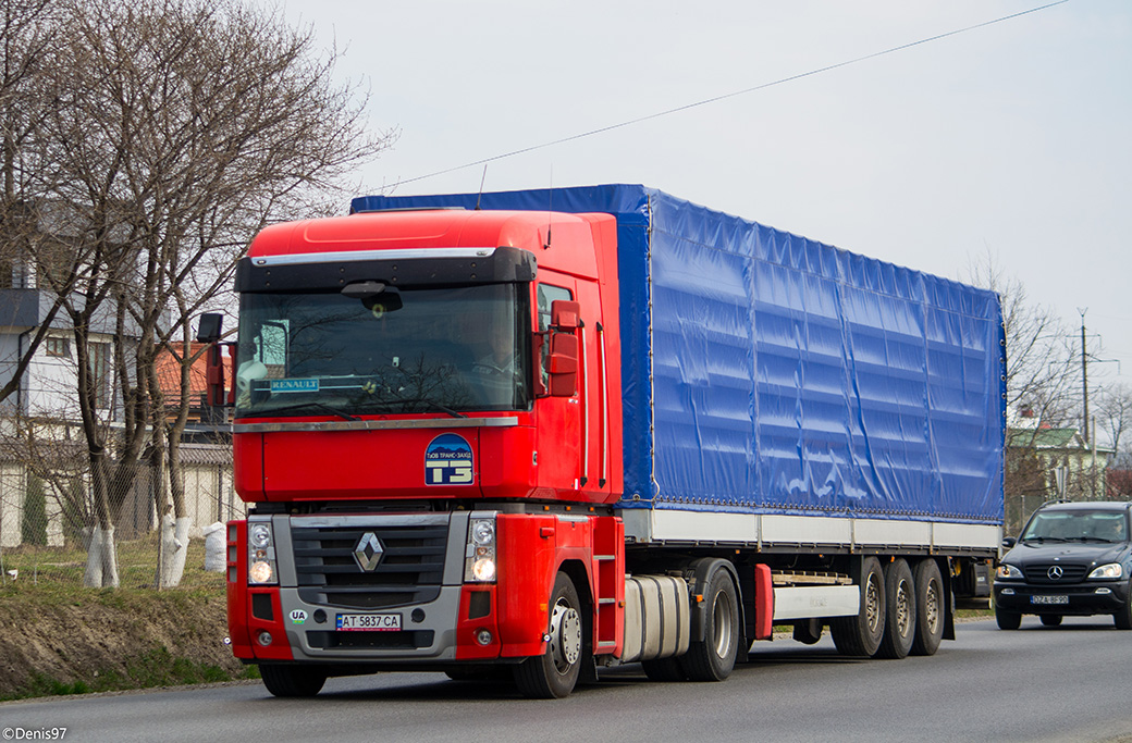 Ивано-Франковская область, № АТ 5837 СА — Renault Magnum ('2008)