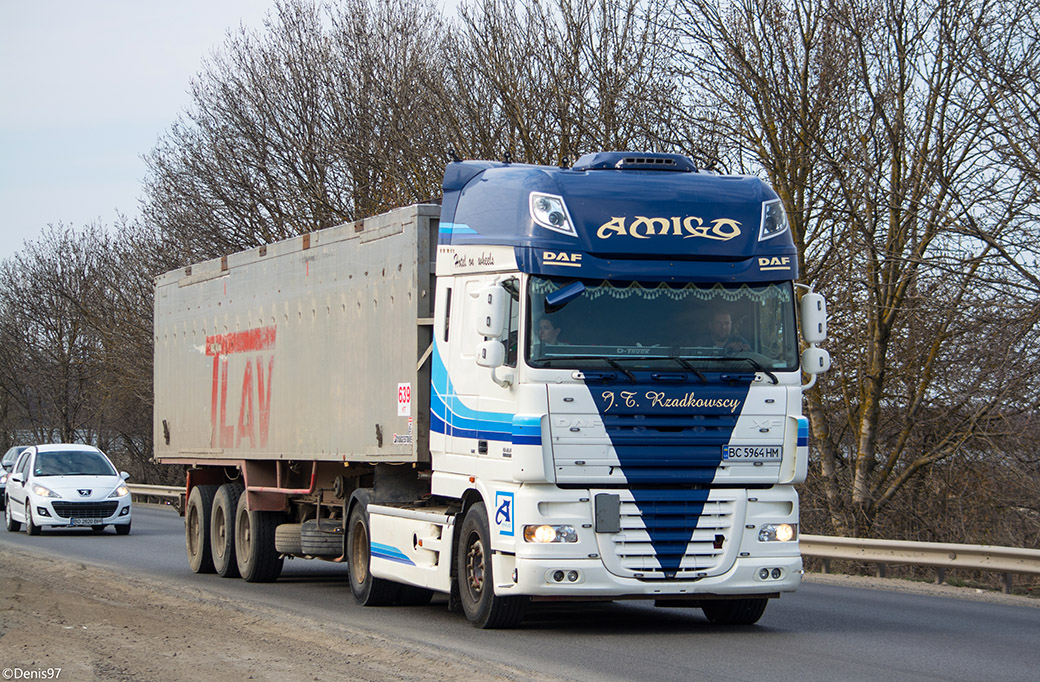 Львовская область, № ВС 5964 НМ — DAF XF105 FT