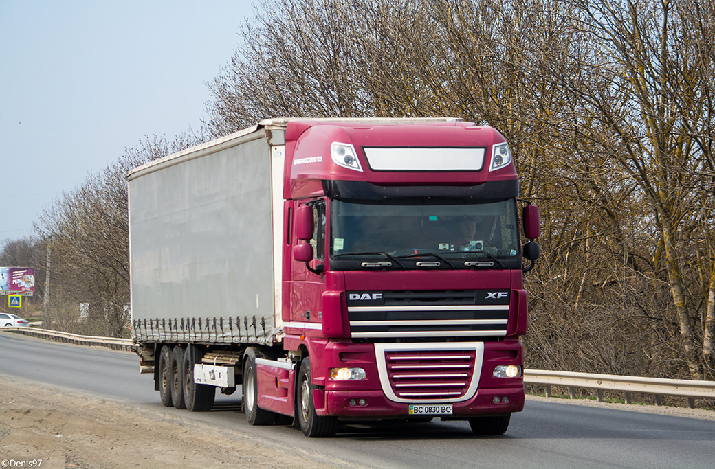 Львовская область, № ВС 0830 ВС — DAF XF105 FT