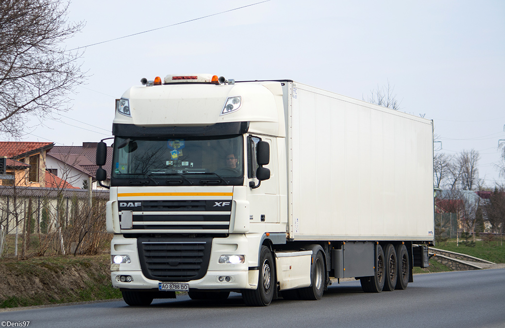 Закарпатская область, № АО 8788 ВО — DAF XF105 FT