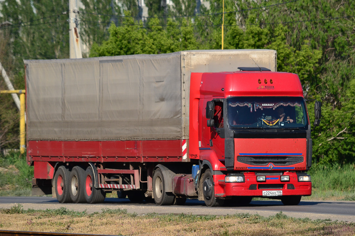 Воронежская область, № С 224 АХ 36 — Renault Premium ('1996)