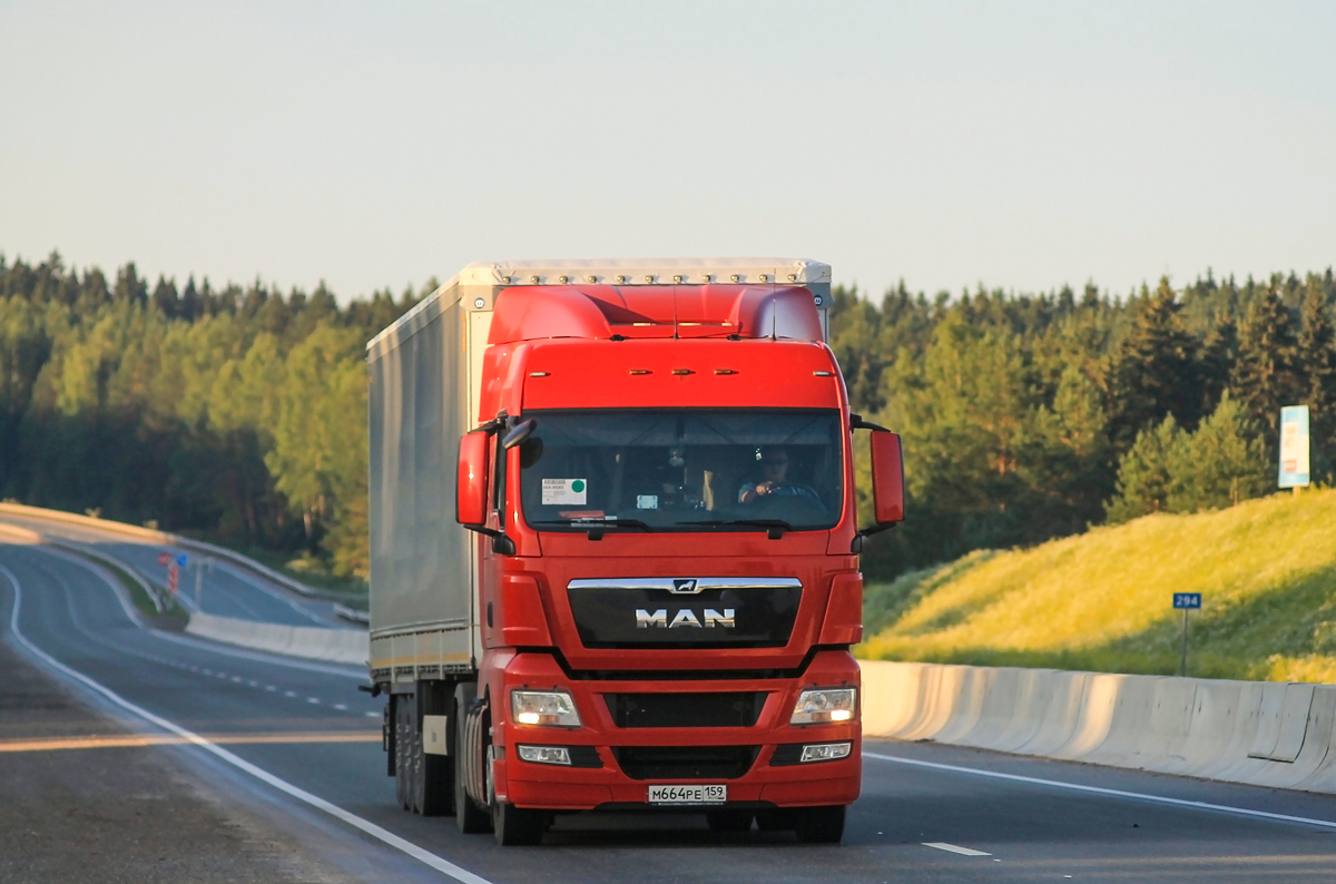 Пермский край, № М 664 РЕ 159 — MAN TGX ('2007) 18.440