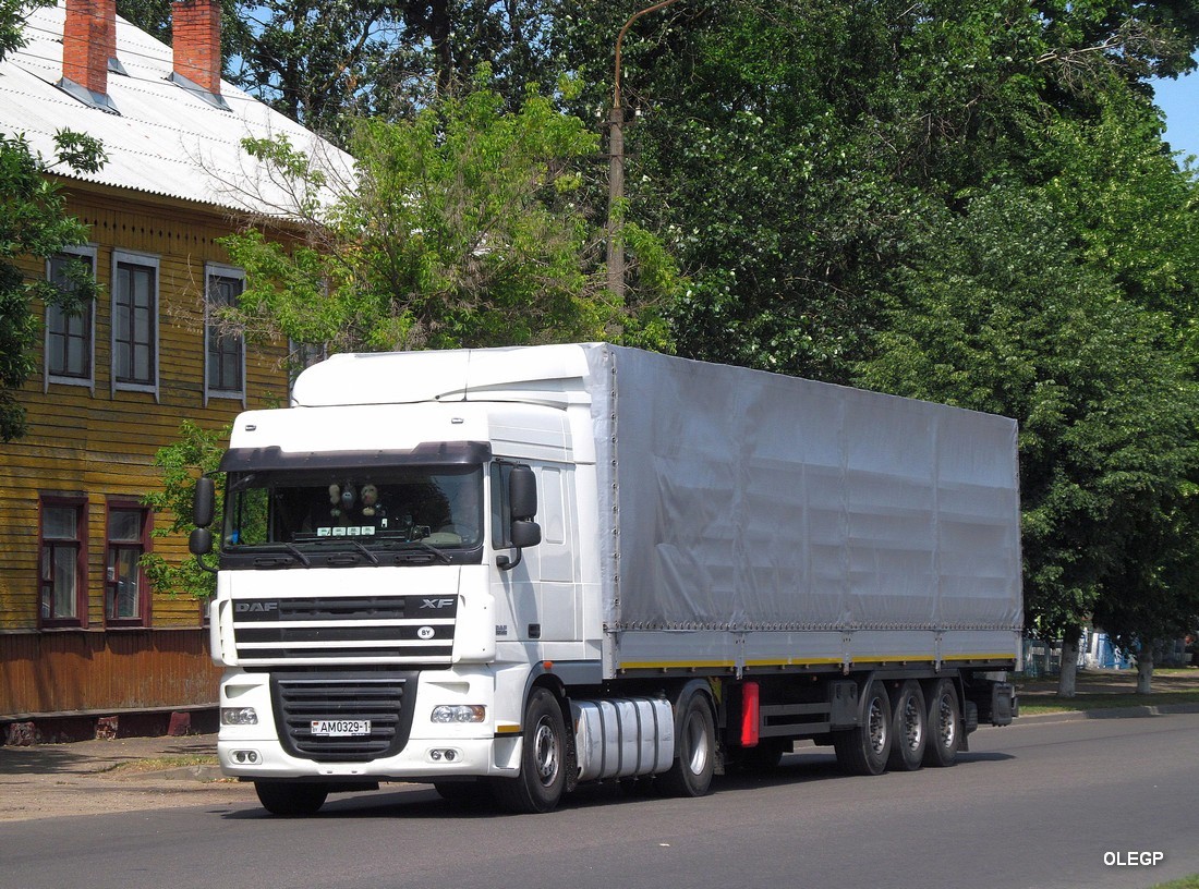 Брестская область, № АМ 0329-1 — DAF XF105 FT