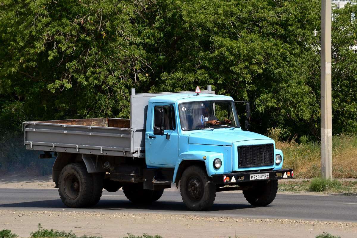 Волгоградская область, № Р 754 ОУ 34 — ГАЗ-33075