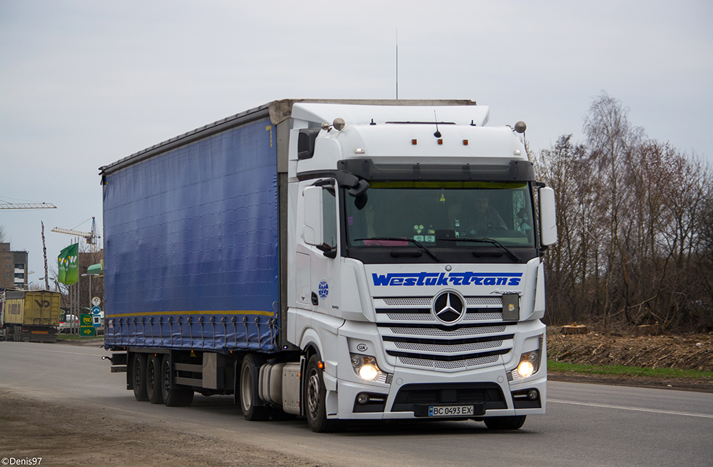 Львовская область, № ВС 0493 ЕХ — Mercedes-Benz Actros ('2011) 1845