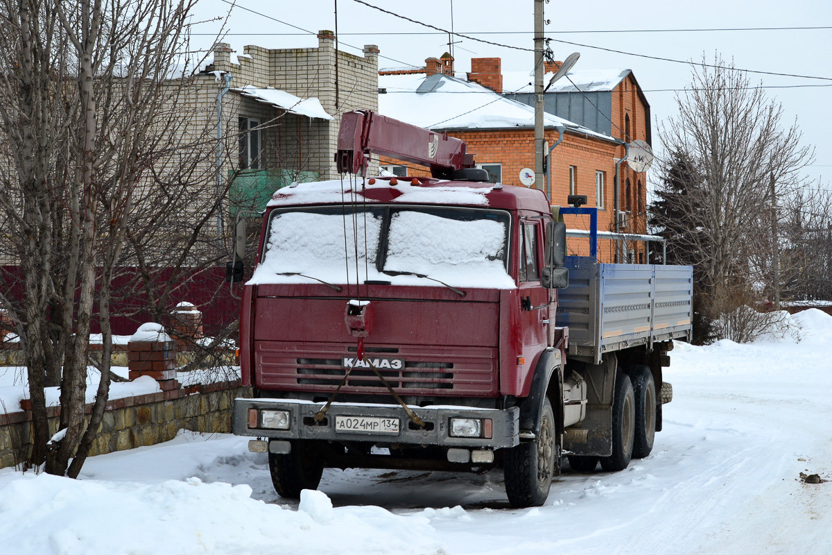 Волгоградская область, № А 024 МР 134 — КамАЗ-53212