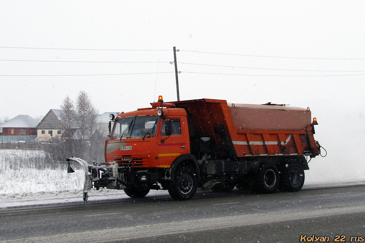 Алтайский край, № Е 359 СО 22 — КамАЗ-65115-62