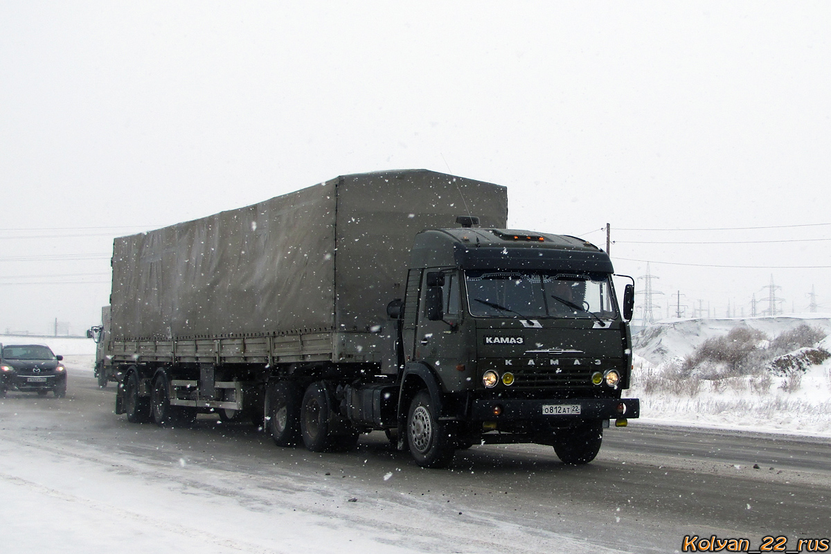 Алтай, № О 812 АТ 22 — КамАЗ-43106