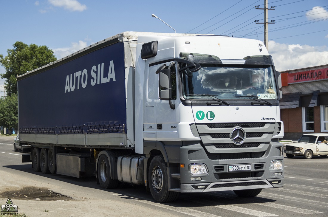 Костанайская область, № 988 HMA 10 — Mercedes-Benz Actros ('2009) 1844