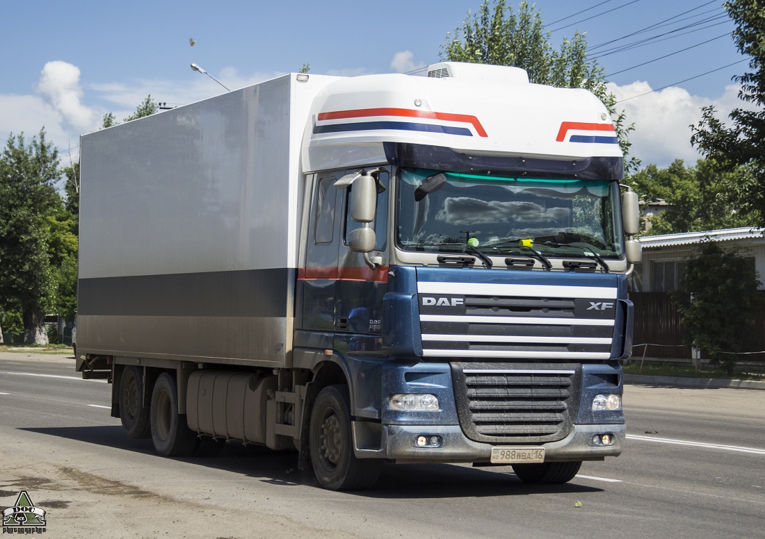 Восточно-Казахстанская область, № 988 WBA 16 — DAF XF105 FAR