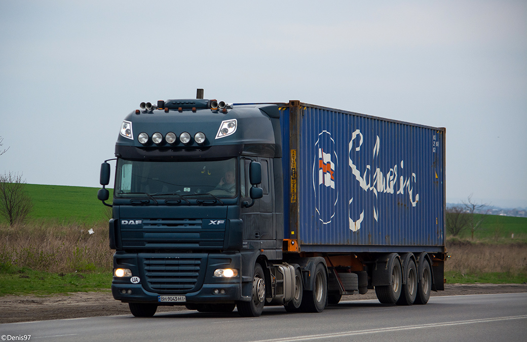 Одесская область, № ВН 9043 НІ — DAF XF105 FTP