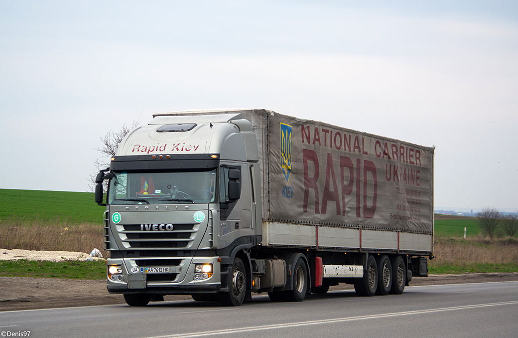 Киев, № АА 7612 НК — IVECO Stralis ('2007) 450