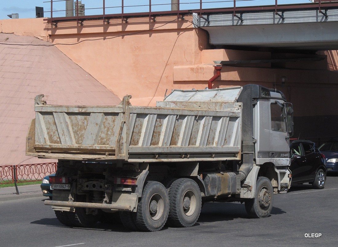 Минская область, № АН 6847-5 — Mercedes-Benz Actros ('1997) 3340