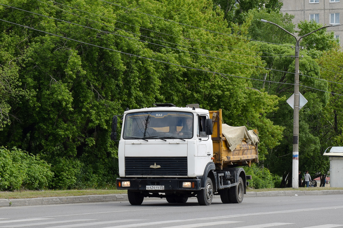 Алтайский край, № Н 434 ТУ 22 — МАЗ-457043