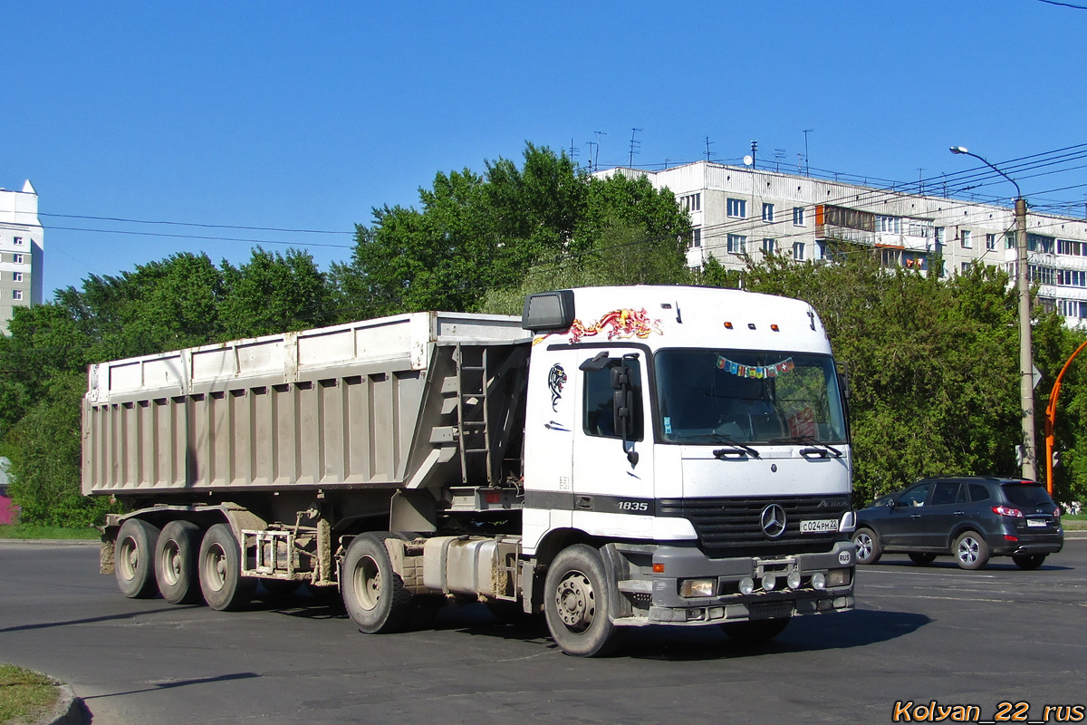 Алтайский край, № С 024 РМ 22 — Mercedes-Benz Actros ('1997) 1835