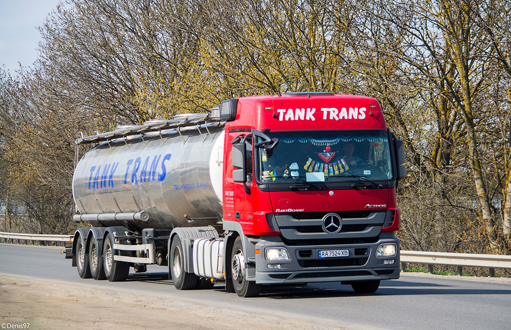 Львовская область, № АА 7524 ХВ — Mercedes-Benz Actros ('2009) 1844