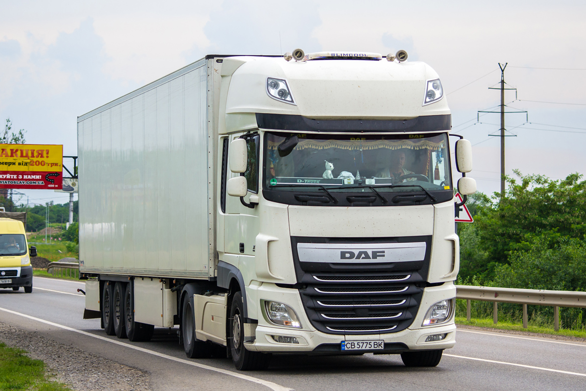 Черниговская область, № СВ 5775 ВК — DAF XF Euro6 FT