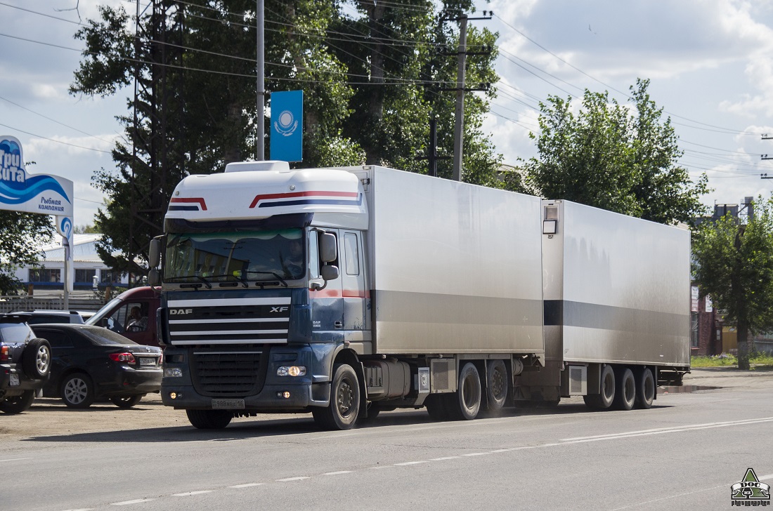 Восточно-Казахстанская область, № 988 WBA 16 — DAF XF105 FAR