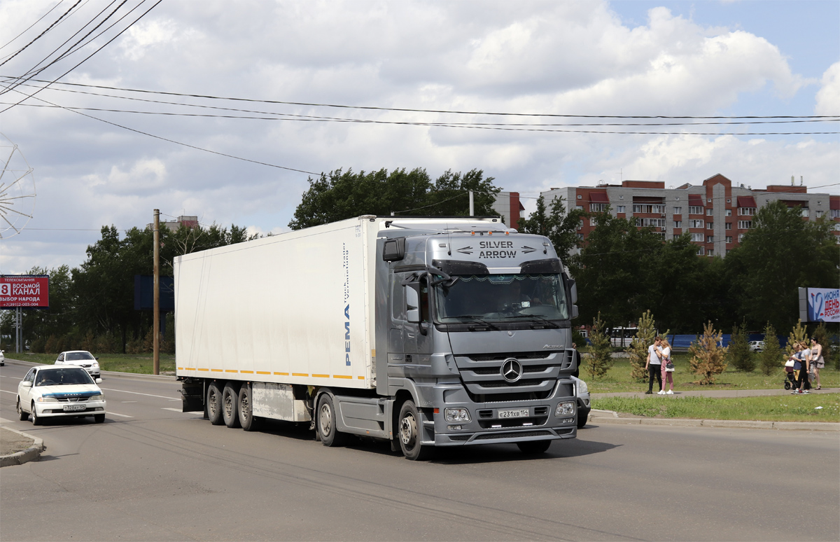 Новосибирская область, № Е 231 ХВ 154 — Mercedes-Benz Actros ('2009) 1844