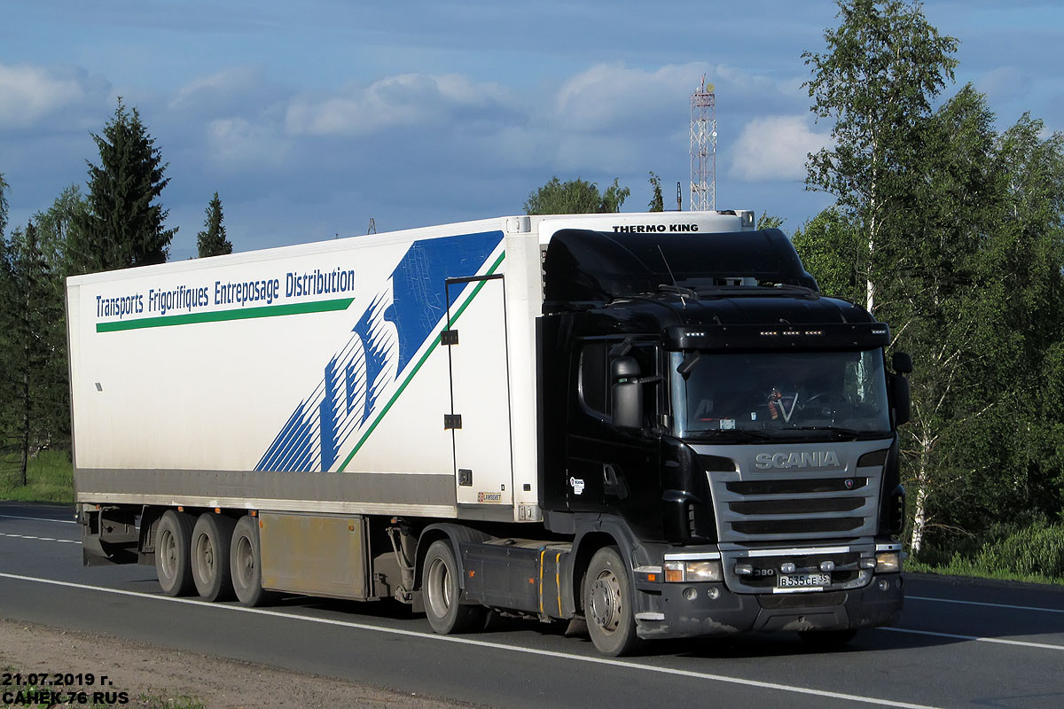 Вологодская область, № В 535 СЕ 35 — Scania ('2009) G380