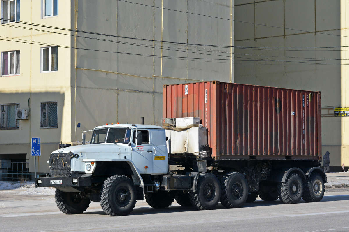 Чукотский автономный округ, № В 749 ОР 87 — Урал-44202-72