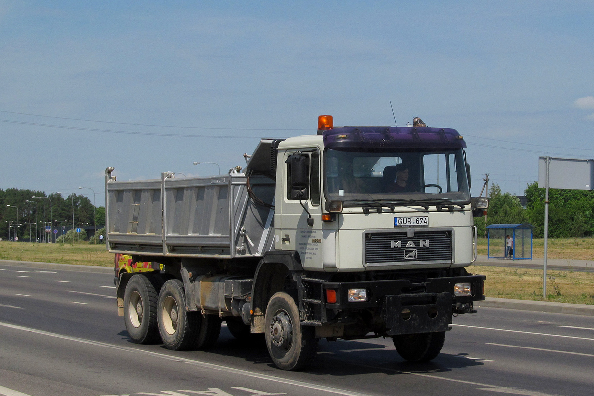 Литва, № GUR 674 — MAN F90 (общая модель)