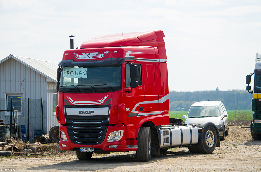 Тернопольская область, № ВО 9993 АР — DAF XF Euro6 FT