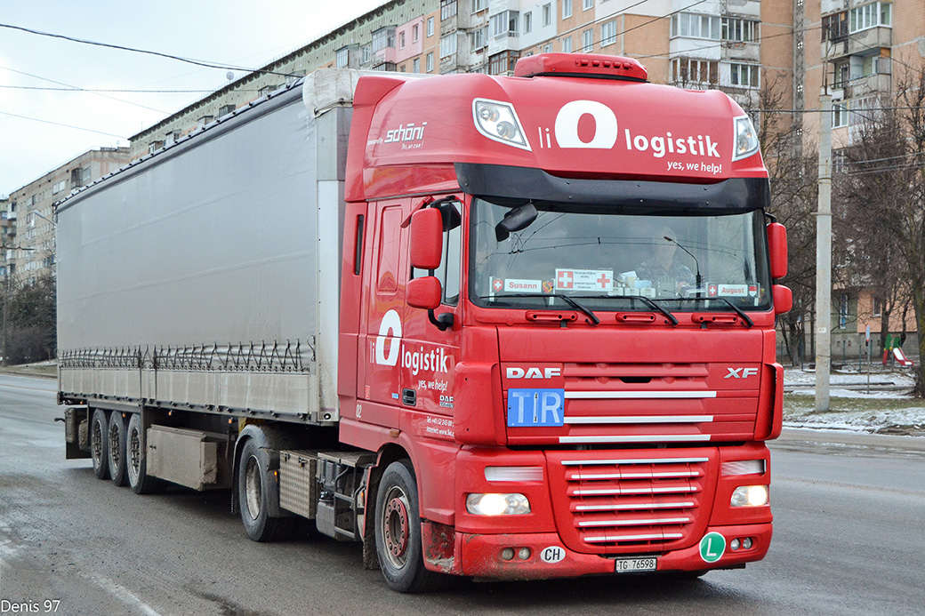 Швейцария, № TG-76598 — DAF XF105 FT