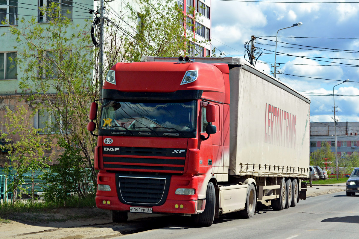 Нижегородская область, № Е 141 РР 152 — DAF XF105 FT