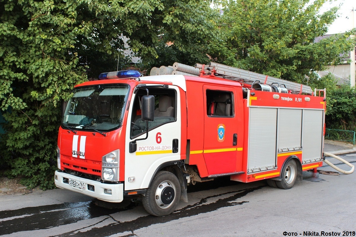 Ростовская область, № О 382 СН 161 — Isuzu NРR75 [Z7X]