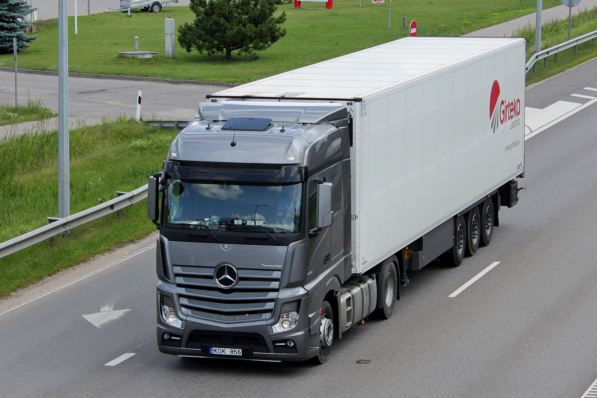 Литва, № KOK 856 — Mercedes-Benz Actros ('2011) 1848