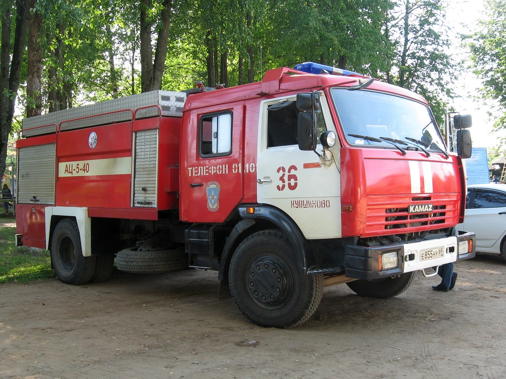 Тверская область, № Е 855 НУ 69 — КамАЗ-43253-A3