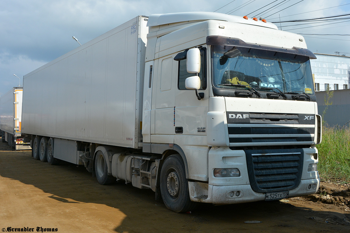 Амурская область, № К 525 ТХ 159 — DAF XF105 FT