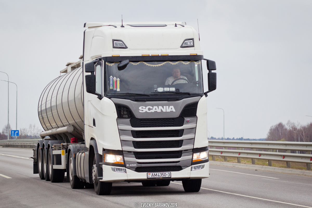 Гомельская область, № АМ 4350-3 — Scania ('2016) S450