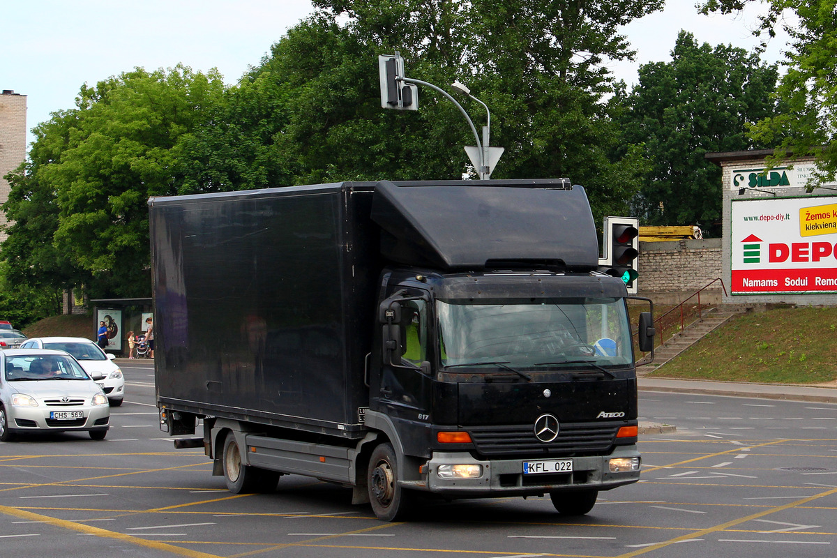 Литва, № KFL 022 — Mercedes-Benz Atego 817