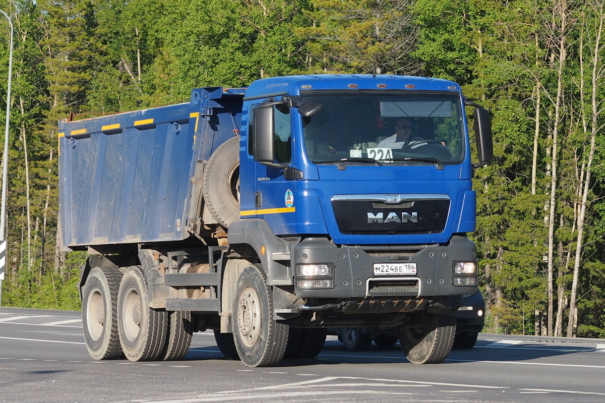 Ханты-Мансийский автоном.округ, № М 224 ВЕ 186 — MAN TGS ('2007) 40.400